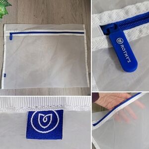 Rothy's The Easy Wash Bag Zip Mesh Laundry Bag, Size Small 16" x 12"